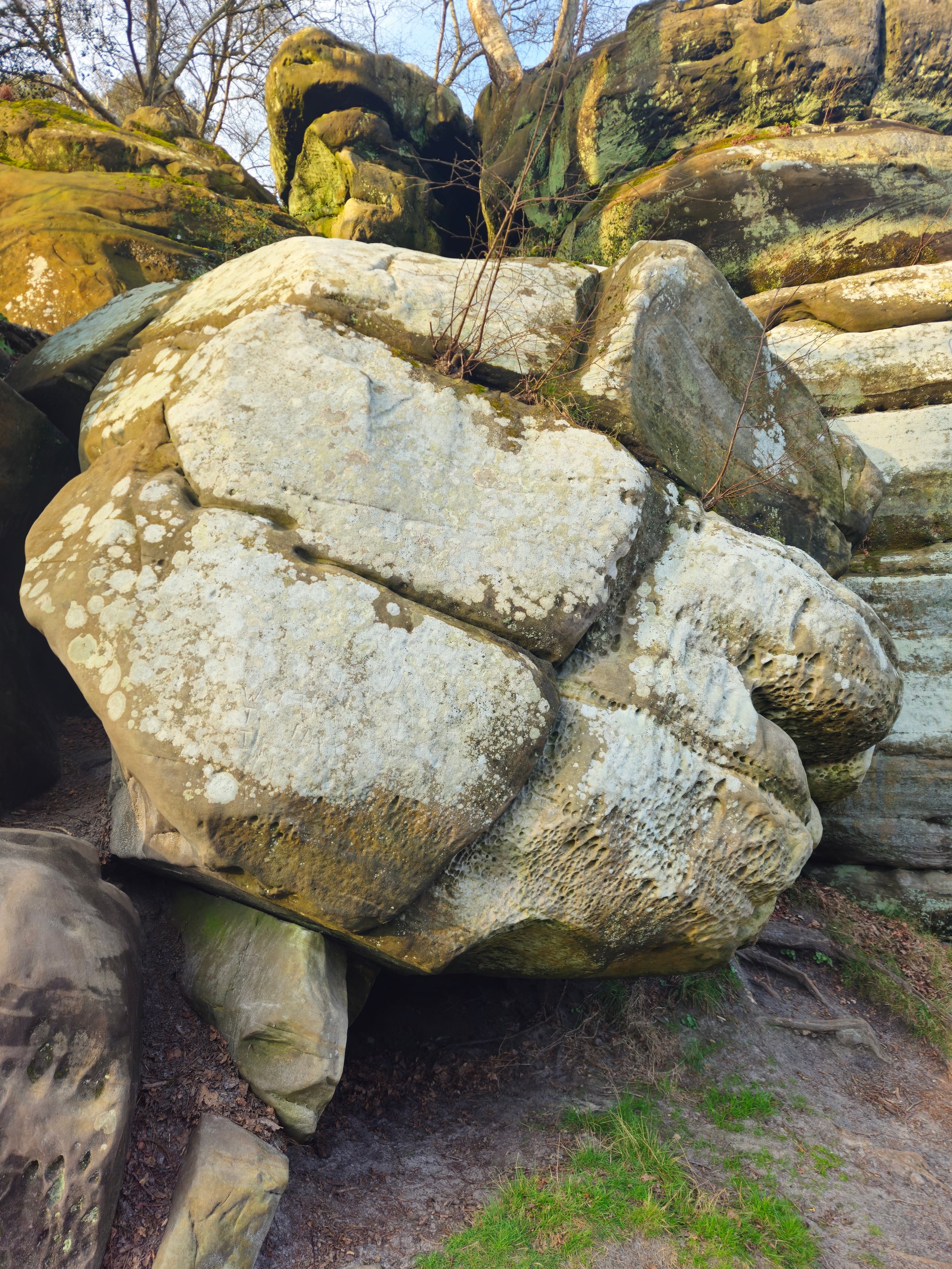 Cave Boulder Front topo preview
